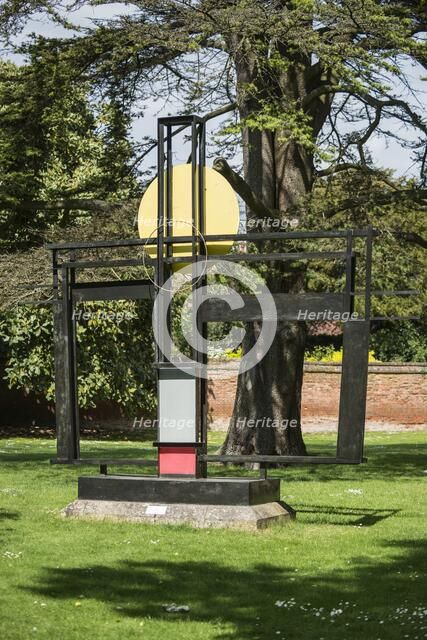 'Construction (Crucifixion)', sculpture by Barbara Hepworth, Winchester Cathedral, Hampshire, 2015 Artist: Steven Baker.
