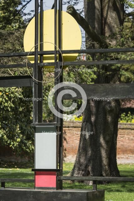 'Construction (Crucifixion)', sculpture by Barbara Hepworth, Winchester Cathedral, Hampshire, 2015 Artist: Steven Baker.