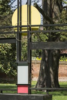 Construction (Crucifixion) sculpture by Barbara Hepworth, Winchester Cathedral, Hampshire, 2015 Artist: Steven Baker