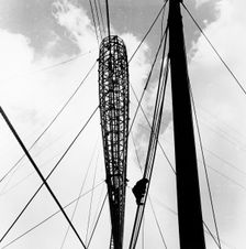 Construction for the Festival of Britain, London, 1951. Creator: Henry Grant