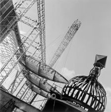 Construction for the Festival of Britain, London, 1951. Creator: Henry Grant