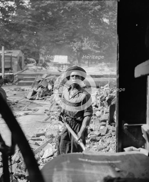Construction workman, Washington, D.C, 1942. Creator: Gordon Parks.