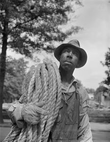 Construction workman, Washington, D.C, 1942. Creator: Gordon Parks