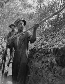 Construction workman, Washington, D.C, 1942. Creator: Gordon Parks