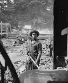 Construction workman, Washington, D.C, 1942. Creator: Gordon Parks