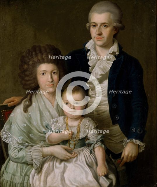 Consul F.L. Giers and his Family, 1790. Creator: Benjamin Patersson.