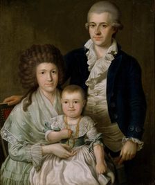 Consul F.L. Giers and his Family, 1790. Creator: Benjamin Patersson