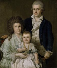 Consul F.L. Giers and his Family, 1790. Creator: Benjamin Patersson