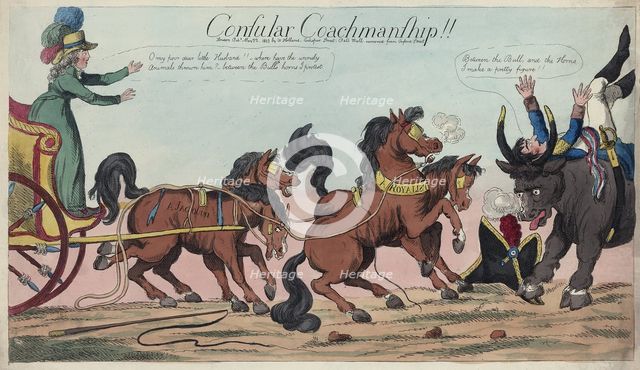 Consular Coachmanship!!, 1803. 