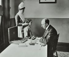 Consulting Room, Norwood School treatment centre, London, 1911