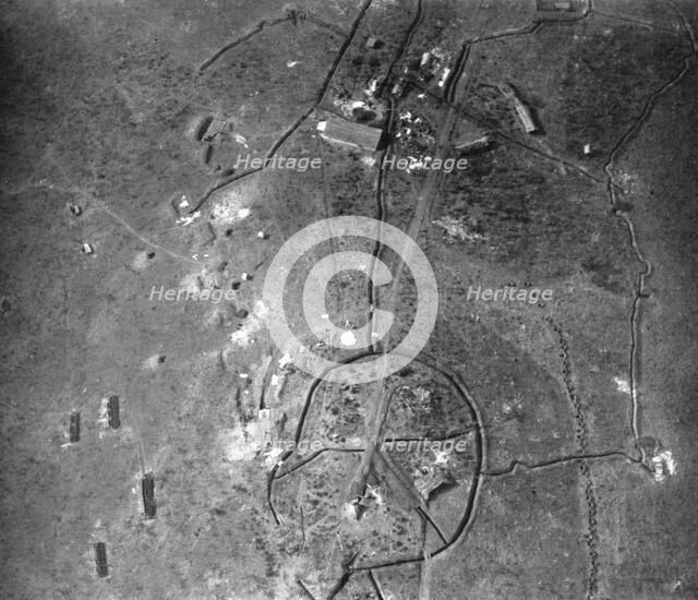 Conquest of German East Africa; Main part of defensive organisation of the port of Ujiji...1917. Creator: Unknown.