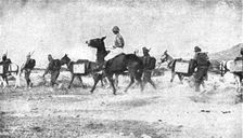 Conquest of German East Africa; Campaign of 1917: a Saint-Chamond battery unit..., 1917. Creator: Unknown