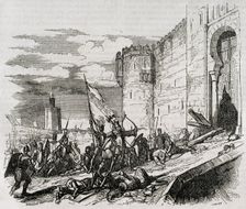 Conquest of Seville by the Christian troops of Fernando III of Castile, 1248, (1852). Creator: Ildefonso Cibera