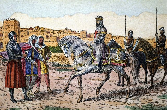 Conquest of Toledo (1085) by the troops of Alphonse VI, king of León and Castile.