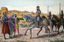 Conquest of Toledo (1085) by the troops of Alphonse VI, king of León and Castile