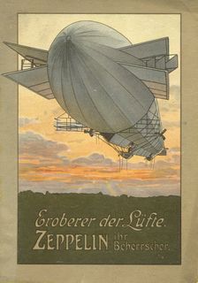 Conquerer of the Air. Zeppelin, 1916. Artist: Anonymous