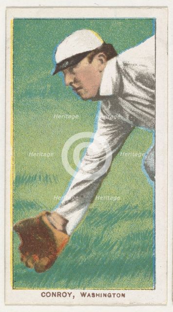 Conroy, Washington, American League, from the White Border series (T206) for the Americ..., 1909-11. Creator: American Tobacco Company.