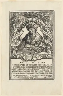 Conrad Celtis, 1507. Creator: Hans Burgkmair, the Elder