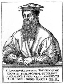 Conrad Gessner, Swiss naturalist, 1887