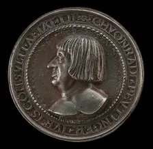 Conrad Peutinger, 1465-1547, Humanist and Antiquarian. Creator: Hans Schwarz