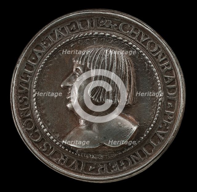 Conrad Peutinger, 1465-1547, Humanist and Antiquarian. Creator: Hans Schwarz.