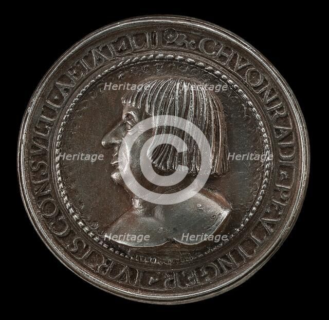 Conrad Peutinger, 1465-1547, Humanist and Antiquarian. Creator: Hans Schwarz.