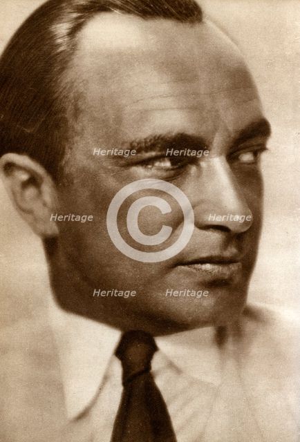 Conrad Veidt, German actor, 1933. Artist: Unknown