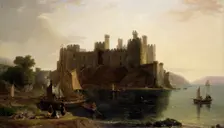 Conway Castle 1789-1837. Creator: William Daniell