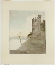 Conway Castle, 1802. Creator: Cornelius Varley