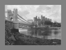 Conway Castle and Bridges, c1900. Artist: Catherall & Pritchard