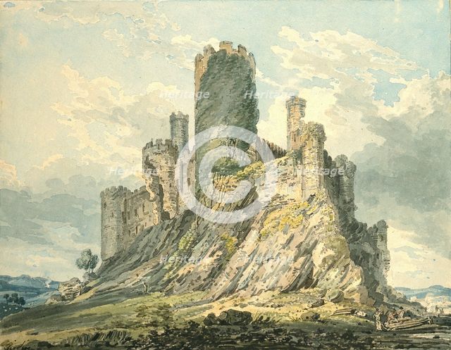 Conway Castle, c1793. Artist: Thomas Girtin.