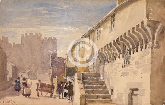 Conway Castle, c1830s. Creator: David Cox the Elder.