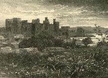Conway Castle, from the Road to Llanrwst 1898. Creator: Unknown