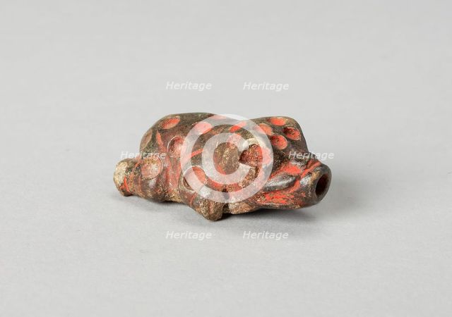 Container for Lime in the Shape of a Frog, c. A.D. 600/1000. Creator: Unknown.