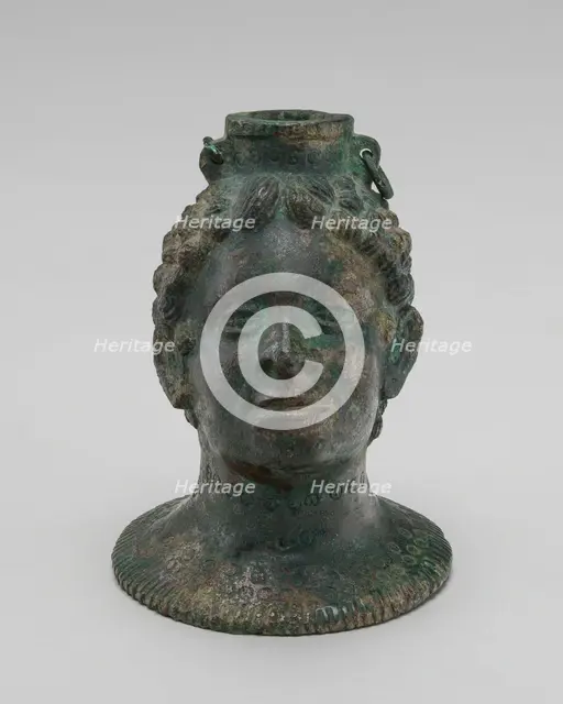 Container in the Form of an African's Head, 4th/2nd century B.C.. Creator: Unknown.