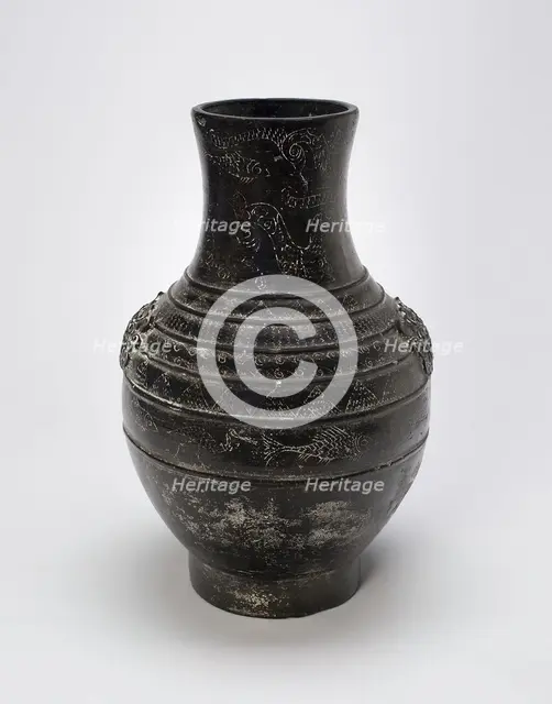 Container in the Form of an Ancient Bronze Jar (hu), Warring States period (475-221 B.C.). Creator: Unknown.