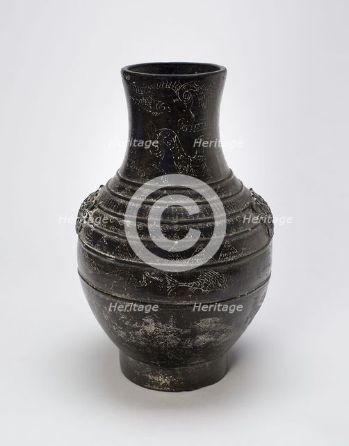 Container in the Form of an Ancient Bronze Jar (hu), Warring States period (475-221 B.C.). Creator: Unknown.