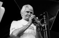 Conte Condoli, Brecon Jazz Festival, Powys, Wales, August 2000. Artist: Brian O'Connor