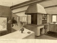 Contemporary interior c1950. Creator: Shirley Markham