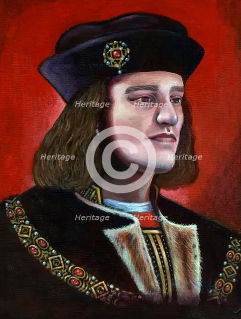 Contemporary painting of King Richard III (1452-1485), 2013. Artist: Karen Humpage