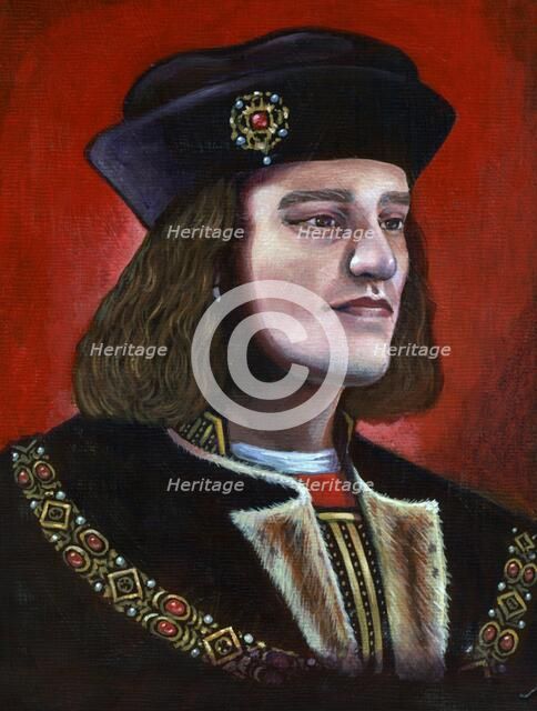 Contemporary painting of King Richard III (1452-1485), 2013. Artist: Karen Humpage
