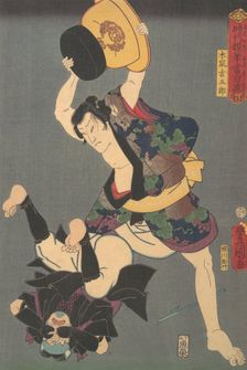 Contemporary Rendition of a Rogue: Kinezumi Kichigoro, 19th century., 19th century. Creator: Utagawa Kunisada