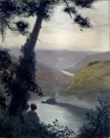 Contemplation, c.1910. Creator: Maurice Chabas