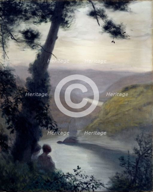 Contemplation, c.1910. Creator: Maurice Chabas.