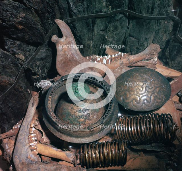 Contents of a sacrificial well in Denmark. Artist: Unknown