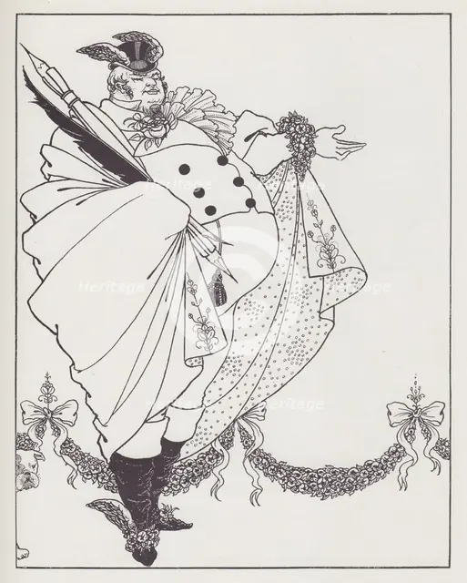 Contents Page of The Savoy No 1, 1895. Creator: Aubrey Beardsley.