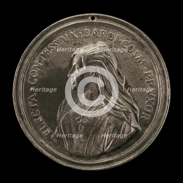 Contessina de' Bardi, died 1473, Wife of Cosimo de' Medici il Vecchio [obverse], c. 1740s. Creator: Antonio Francesco Selvi.