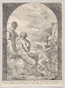 Contest between Apollo and Marsyas, ca. 1754. Creator: Girolamo da Carpi