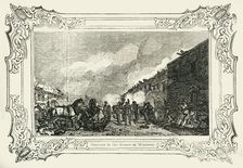 Contests in the Streets at Monterey 1849. Creator: Unknown