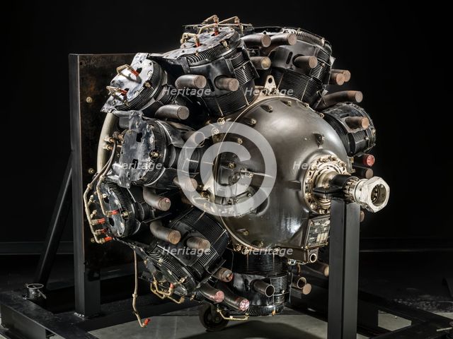 Continental XR-1740-2, Sleeve Valve, Radial 14 Engine, ca. 1941. Creator: Continental.